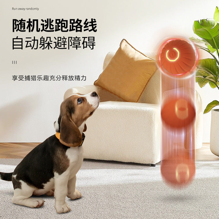 Gravitational jumping ball dog toy bite-resistant ball automatic dog amusing artifact self-entertainment pet electric puppy toy