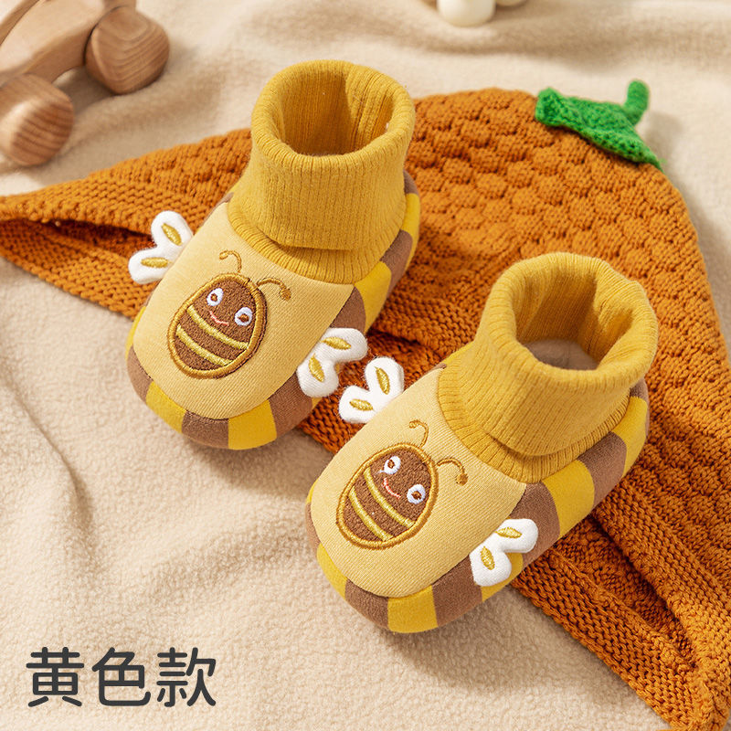 Baby shoes autumn and winter March-June-December boys and girls new style soft soles non-slip front shoes for newborns