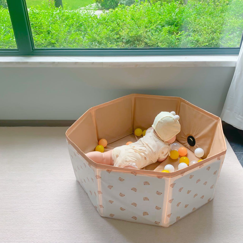 ins Korean style new children's ocean ball pool baby indoor swimming pool toys storage game pool fence foldable