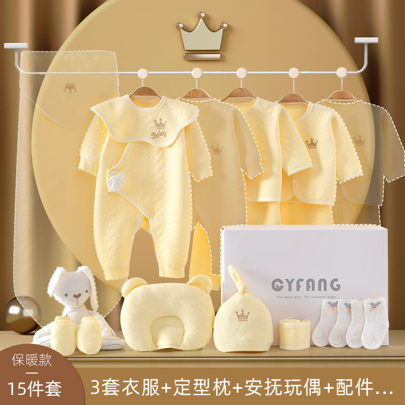 Baby Gift Box Set Newborn Gift Full Moon Gift Baby Clothing Newborn Supplies Spring Autumn Winter