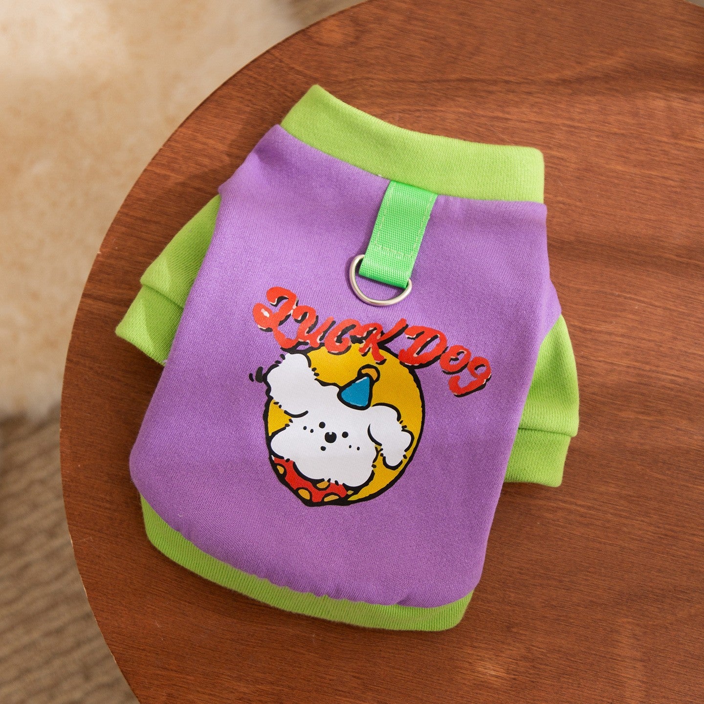 New autumn and winter Korean version dog cute cartoon small and medium-sized dog bear sweatshirt cat Teddy pet dog clothes