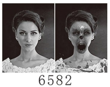 Anime 2D mobile phone stickers modern 3D mini mobile phone stickers refrigerator 3D decorative stickers Halloween creative stickers