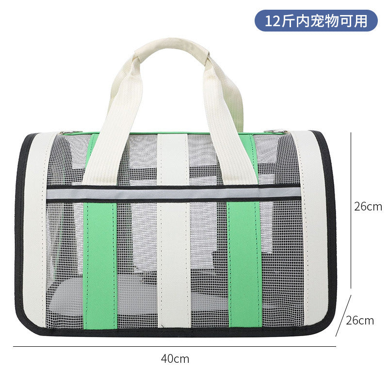 Wholesale cat bag convenient pet folding pet bag cat breathable space capsule single shoulder portable dog backpack