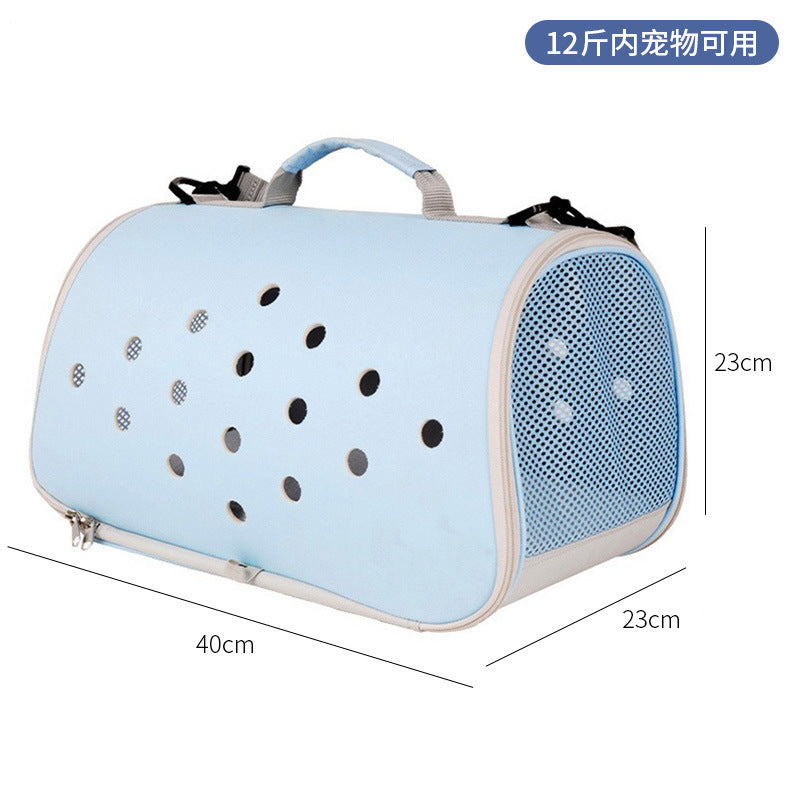 Wholesale cat bag convenient pet folding pet bag cat breathable space capsule single shoulder portable dog backpack