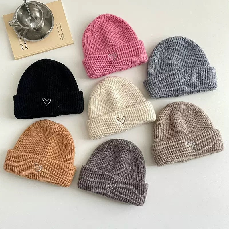 Two-piece children's hat scarf autumn and winter Korean style knitted hat baby warm wool hat boys and girls pullover hat