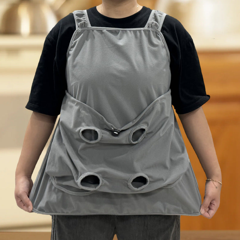 Cat petting artifact cat hugging clothes chest hugging cat pocket apron cat apron pet cat thickened anti-scratch bag net celebrity cat bag