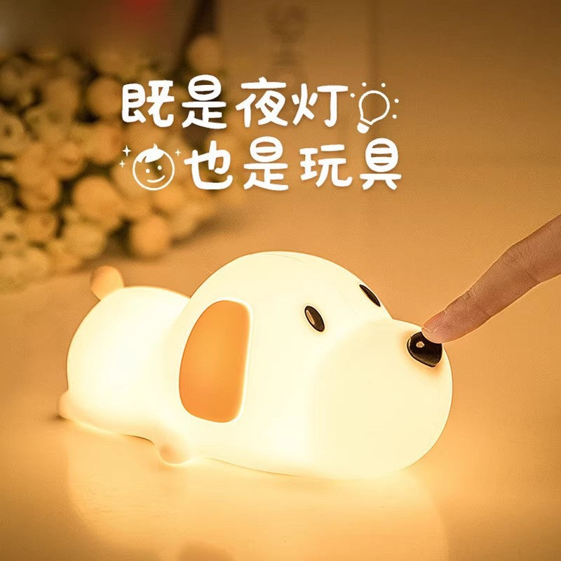 Cross-border pat lamp silicone night light bedside high-end atmosphere lamp sleep lamp baby feeding eye protection lamp table lamp