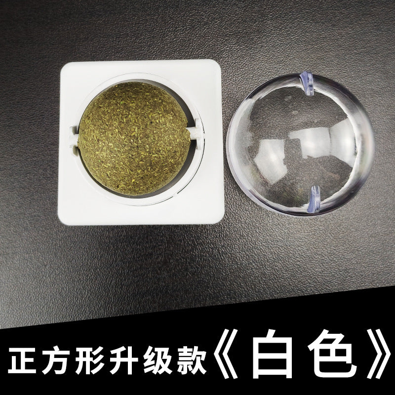 Pet cat toy mint ball cat toy molar stick catnip ball wood Tianjiao catnip toy