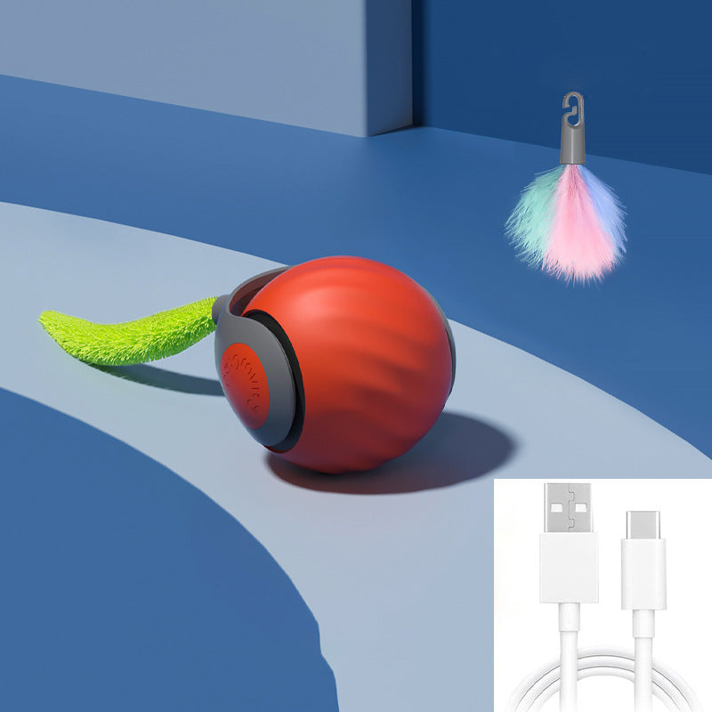 Pet gravity jumping ball dog toy ball gravity rolling ball cat toy ball cross-border hot sale