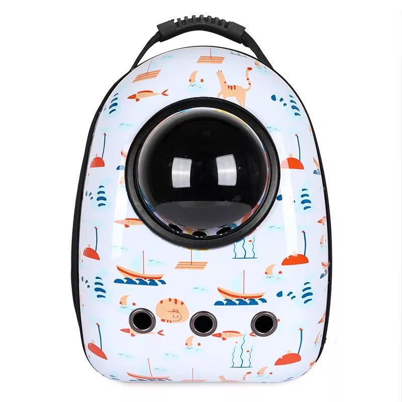 New style cat walking pet bag breathable portable backpack cat dog schoolbag large capacity lightweight space cat bag