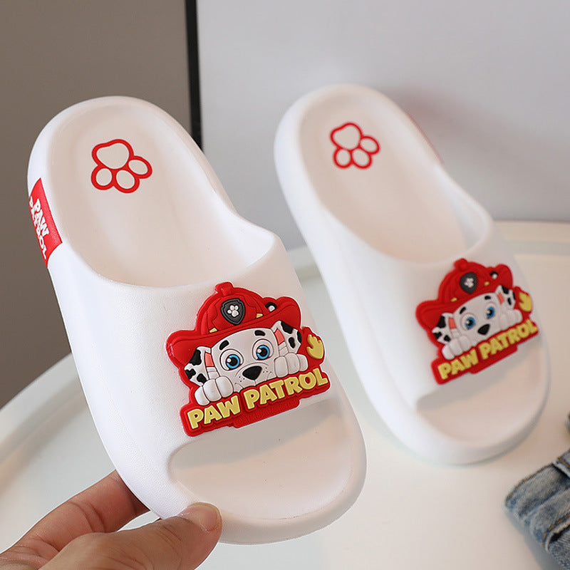 2022 New Slippers for Children Slippers Boys Summer Baby Girls Home Indoor Non-slip Sandals Bark Team