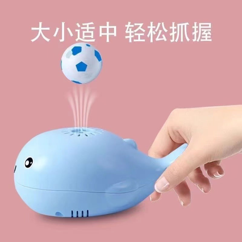Suspended ball cat toy self-entertainment whale suspended ball electric cat toy stick to consume physical energy pet supplies