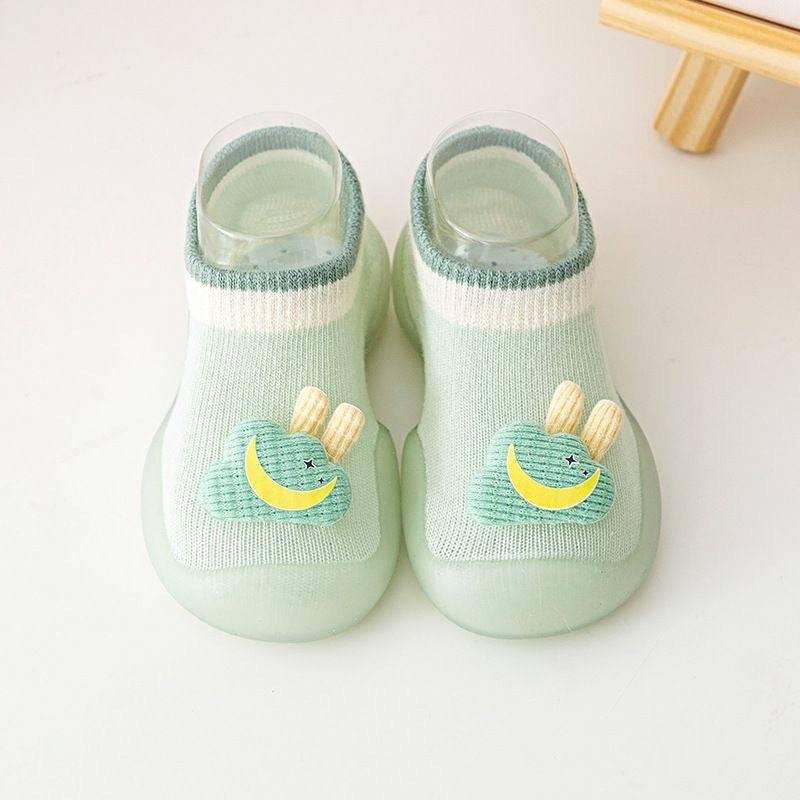 Baby learning shoes non-slip soft sole baby shoes breathable mesh socks shoes one-step boys and girls shoes spring and summer 1 year old