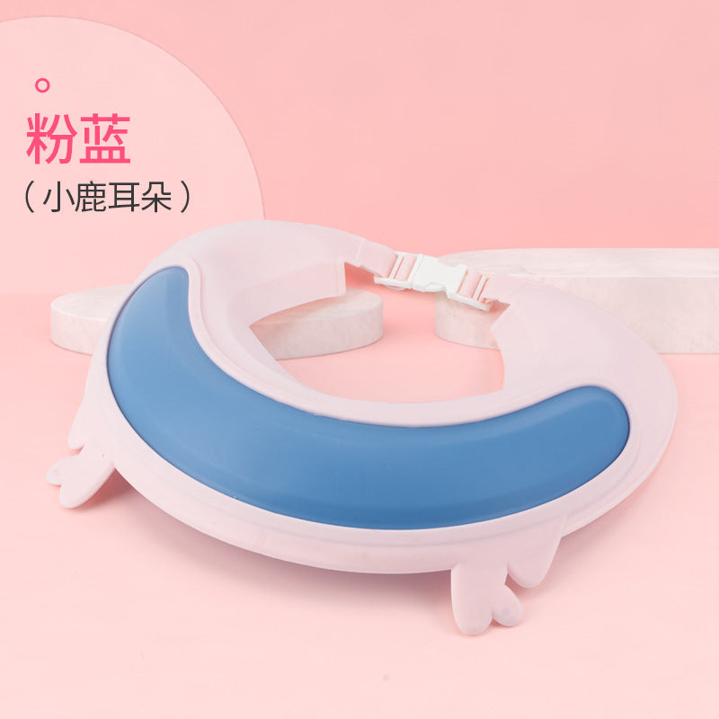 Baby shampoo cap waterproof ear protection cap silicone children shampoo toy baby bath cap child shampoo cap