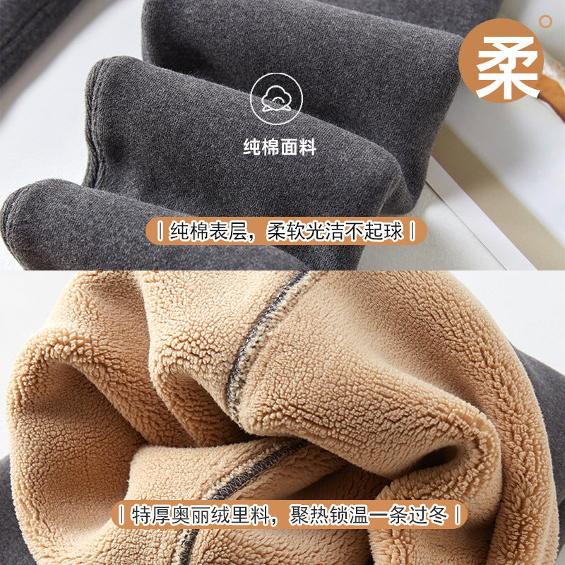 Broken code clearance girl extra thick fleece leggings children's outerwear long pants baby winter thickened warm cotton pants