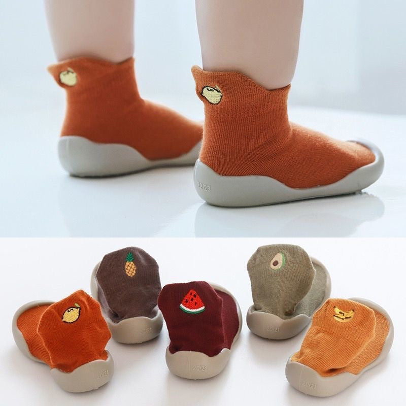 Baby floor socks baby spring and autumn seasons indoor non-slip toddler shoes newborn cool soft bottom anti-fall socks shoes