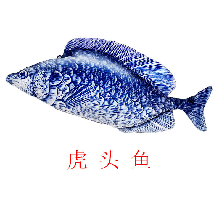 Cross-border electric fish to tease cat fish USB charging pet toy wagging tail jumping fish plush cat toy simulation fish