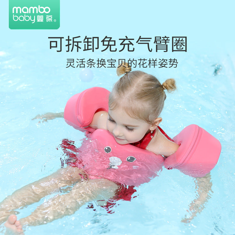 mambobaby float infant free inflatable arm ring baby swimming ring home swimming pool floating ring neck ring