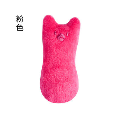 Cat Toys Pet Plush Catnip Toy Expression Thumb Toy With Sound Paper Bite-resistant Teething Cat Toy