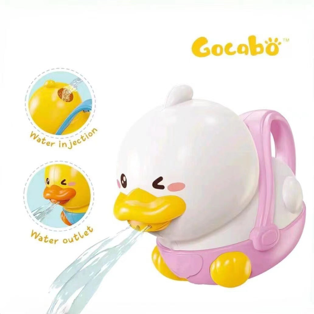 Douyin hot selling children's bathroom water swimming little penguin crab chain cool swim baby bath water toys