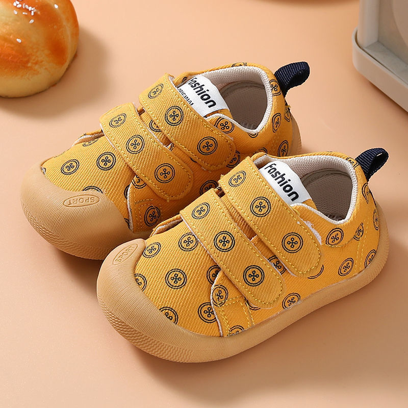 Boys and girls baby toddler shoes non-slip wear-resistant spring and autumn soft sole breathable 0-1-3 years old 2 girls baby cloth anti-collision shoes