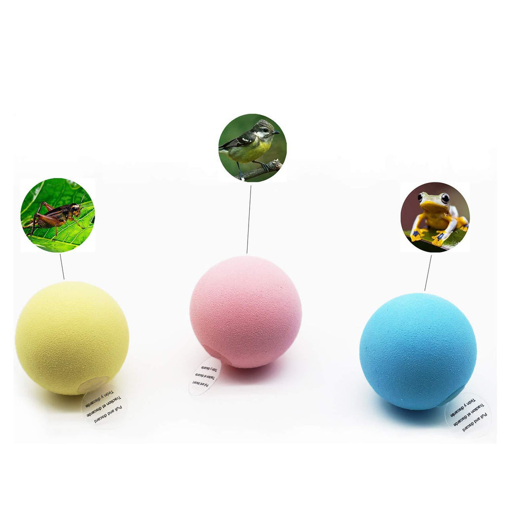 Pet calling ball cat vocal self-entertainment toy ball catnip gravity plush ball bird call frog insect chirp
