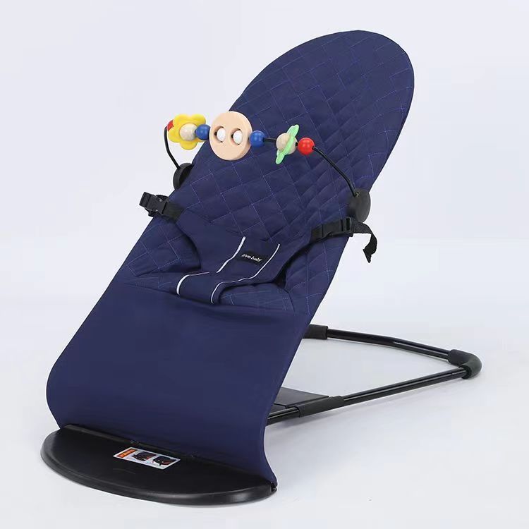 Baby rocking chair soothing cradle chair baby foldable balance rocking chair to coax baby to sleep artifact wholesale
