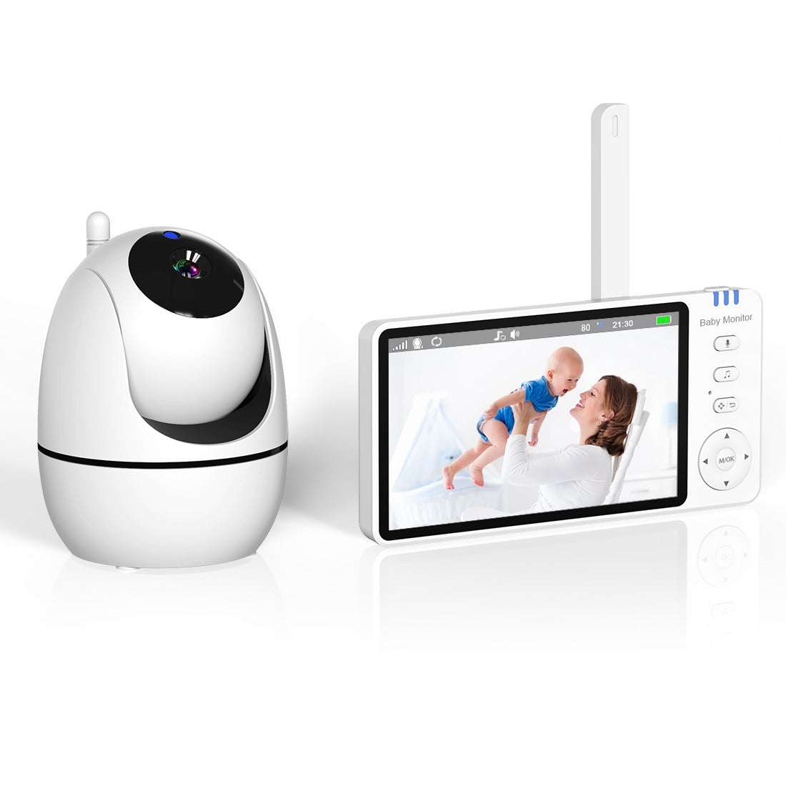 ABM501 baby monitor 5-inch HD display young children baby care device elderly safety monitor