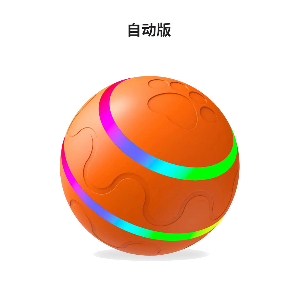 Amazon popular wicked ball new bite-resistant pet toy automatic dog toy ball electric smart ball
