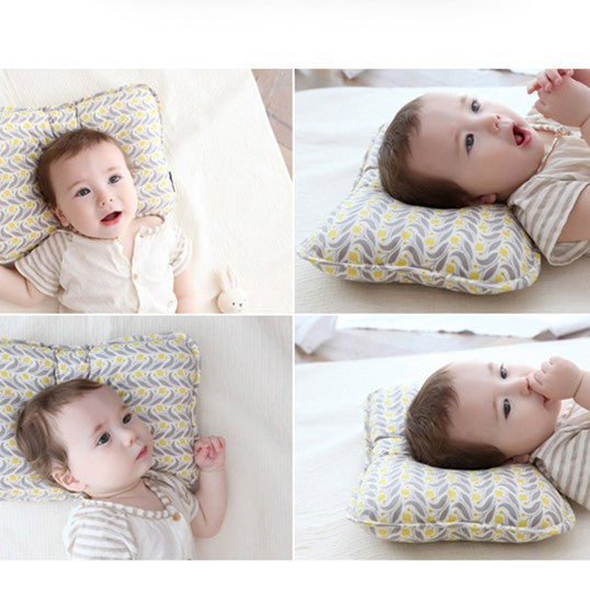Cross-border supply baby pillow anti-bias headrest 0-1 years old maternal and child products baby shaping pillow A03 shaping 3D pillow