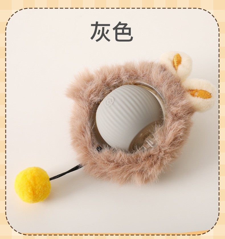 Cross-border new products Cat toy hunting cover cat toy self-entertainment hiding cover pet electric toy ball