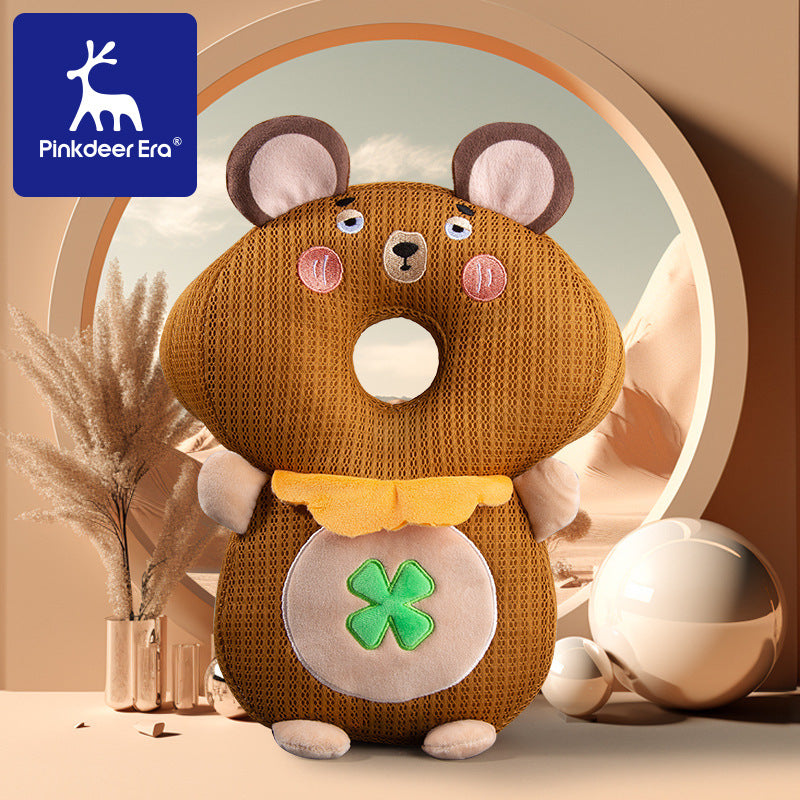 Amazon hot-selling anti-fall pillow baby head pillow butterfly summer animal breathable toddler walking baby head protection