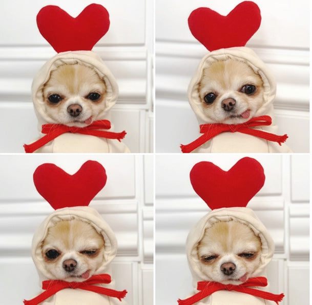 Fruit Transformation Dog Cat Small and Medium Dog Autumn and Winter Sweater Fleece Clothes Supplies Pet Teddy Fighting Manufactor