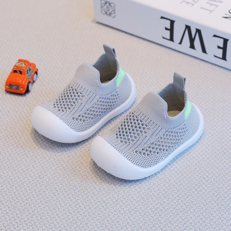 Foreign trade cross-border soft sole baby toddler shoes breathable mesh socks shoes one-step 1-3 years old baby toddler shoes summer