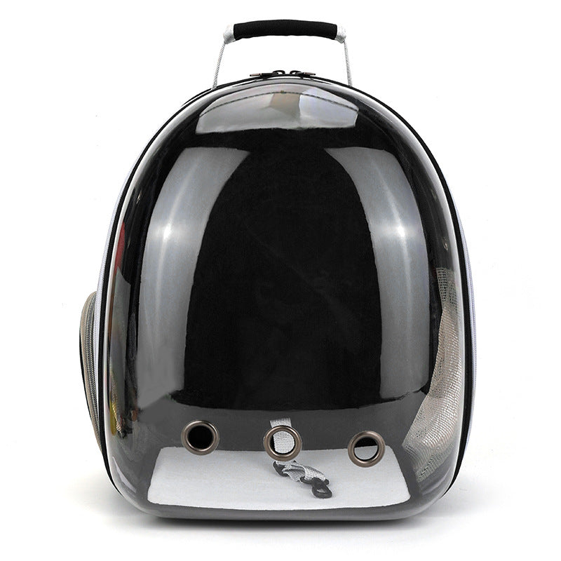 Cross-border pet bag new transparent pet backpack breathable wear-resistant small dog backpack out cat backpack