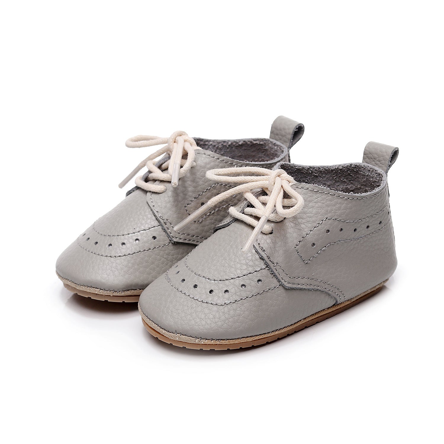 British style suede cowhide single shoes baby baby toddler shoes children's shoes 2022 one drop