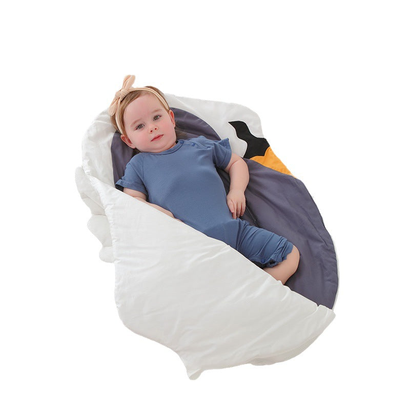 Baby blanket spring and autumn cotton cartoon baby warm sleeping bag baby sleeping bag air conditioning blanket 0-18 months sleeping bag wholesale