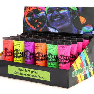 Cross-border water-based environmentally friendly fluorescent facial finger paint Halloween dance water-washable face color body painting pigment