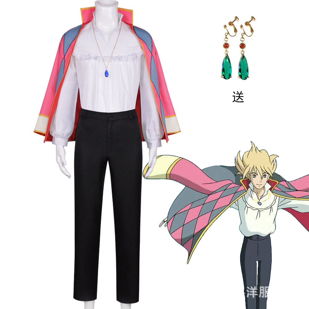 Howl's Moving Castle cosplay costume Howl role play full set of Sophie Halloween performance costume