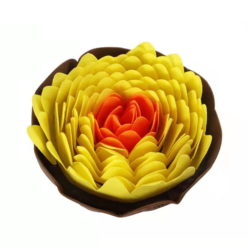 Amazon Felt Pet Sniffing Mat Dog Foraging Bowl Pet Bite Resistant Training Mat Pet Toy Sniffing Mat