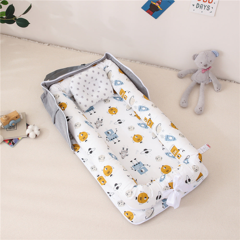 Hemei baby bed portable mommy hold baby nest isolation shoulder bag bed medium bed travel baby bed