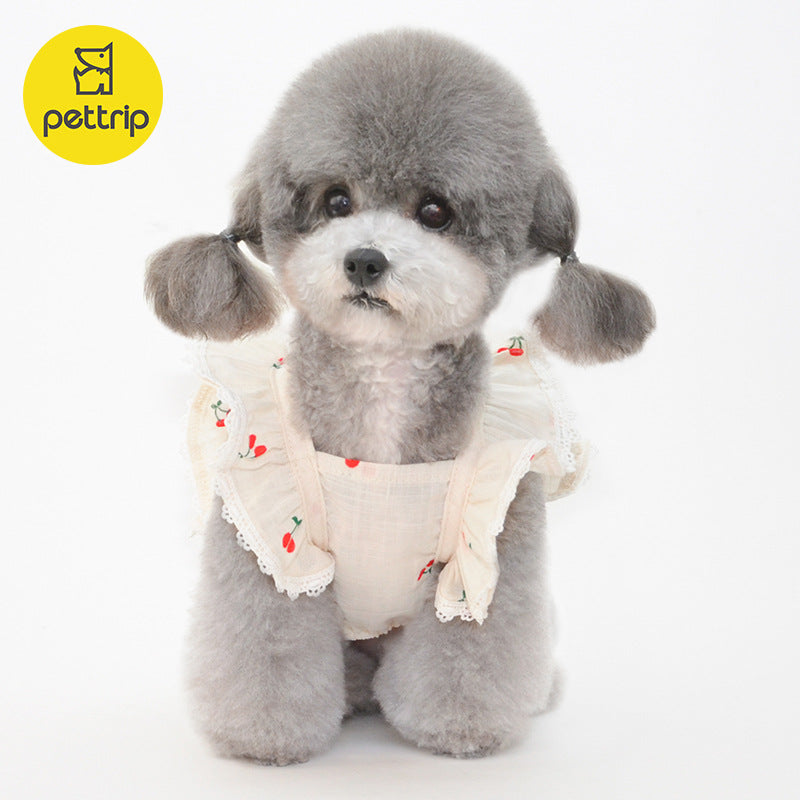 Beitu spring and summer new pet skirt dog skirt cat skirt kitten skirt pet clothes dog clothes