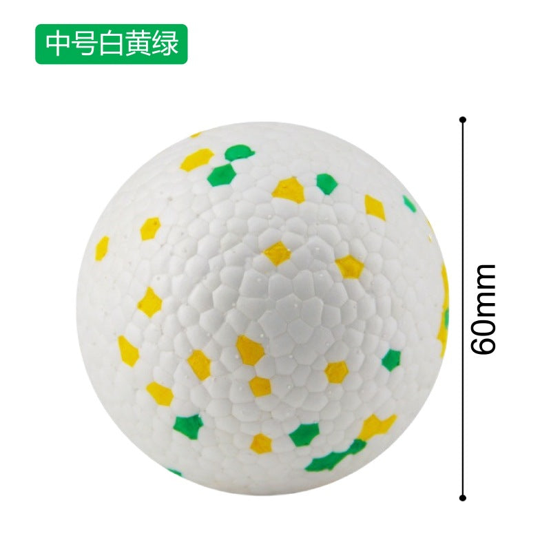 Eisenwell Explosive Ball High Elastic Lightweight Popcorn Ball Bite-resistant Teeth Grinding Pet Toy Dog Solid Toy Ball