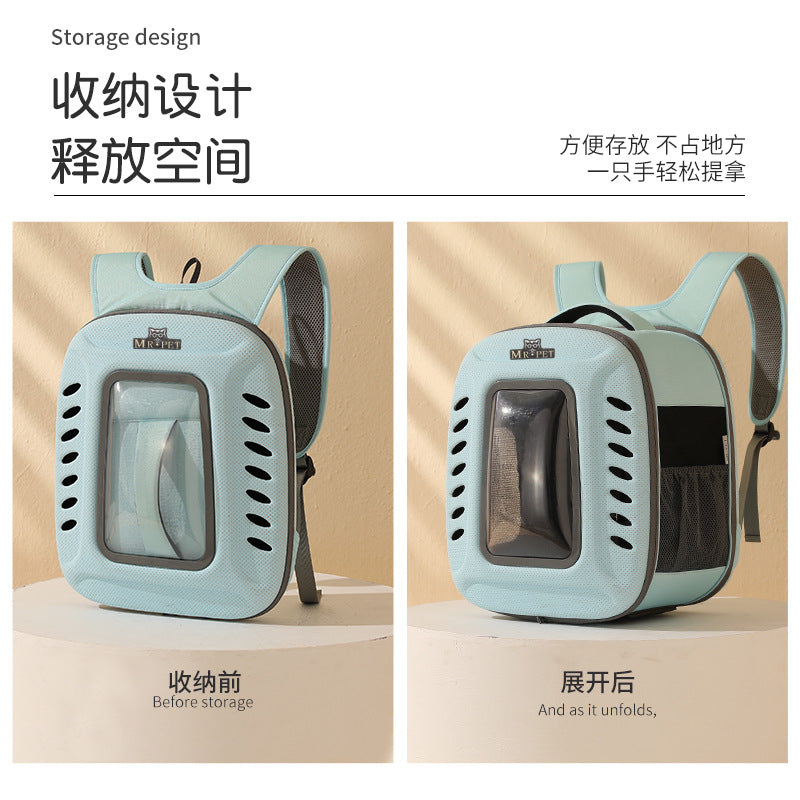 Cat Bag, Pet Bag, Portable Backpack for Going Out, Bus Depot, Cat Supplies, Pet Back Dog Bag, Large Capacity Wholesale