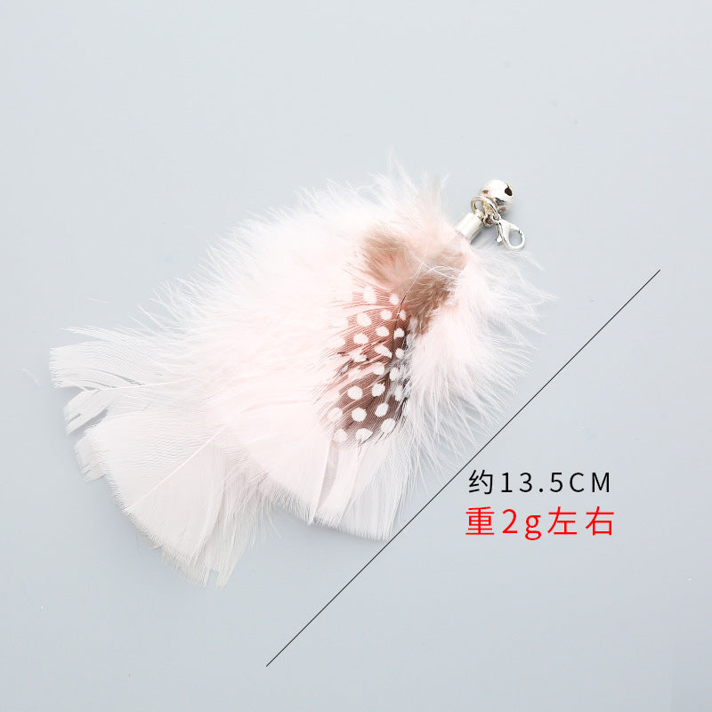 Pet supplies factory wholesale cross-border cat toy stick replacement head DIY large collection interactive self-entertainment cat toy