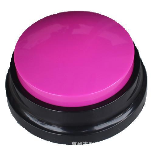 Dog communication button pet button interactive sounder communication voice recording toy