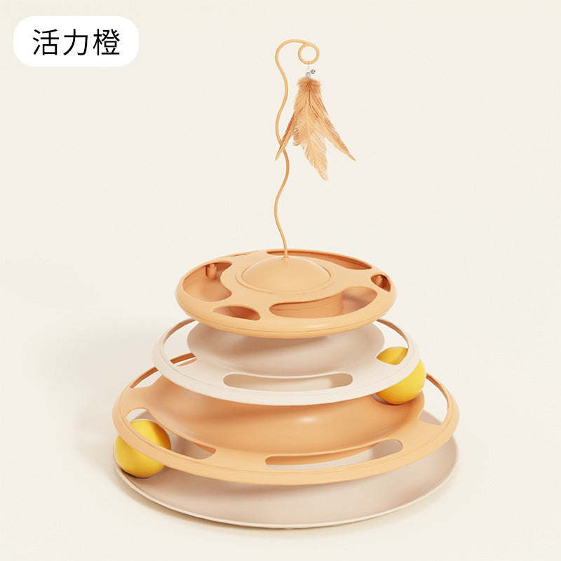 Cross-border new pet toys cat educational leaking toys to relieve boredom suction cup spring cat amusement tool cat amusement toy