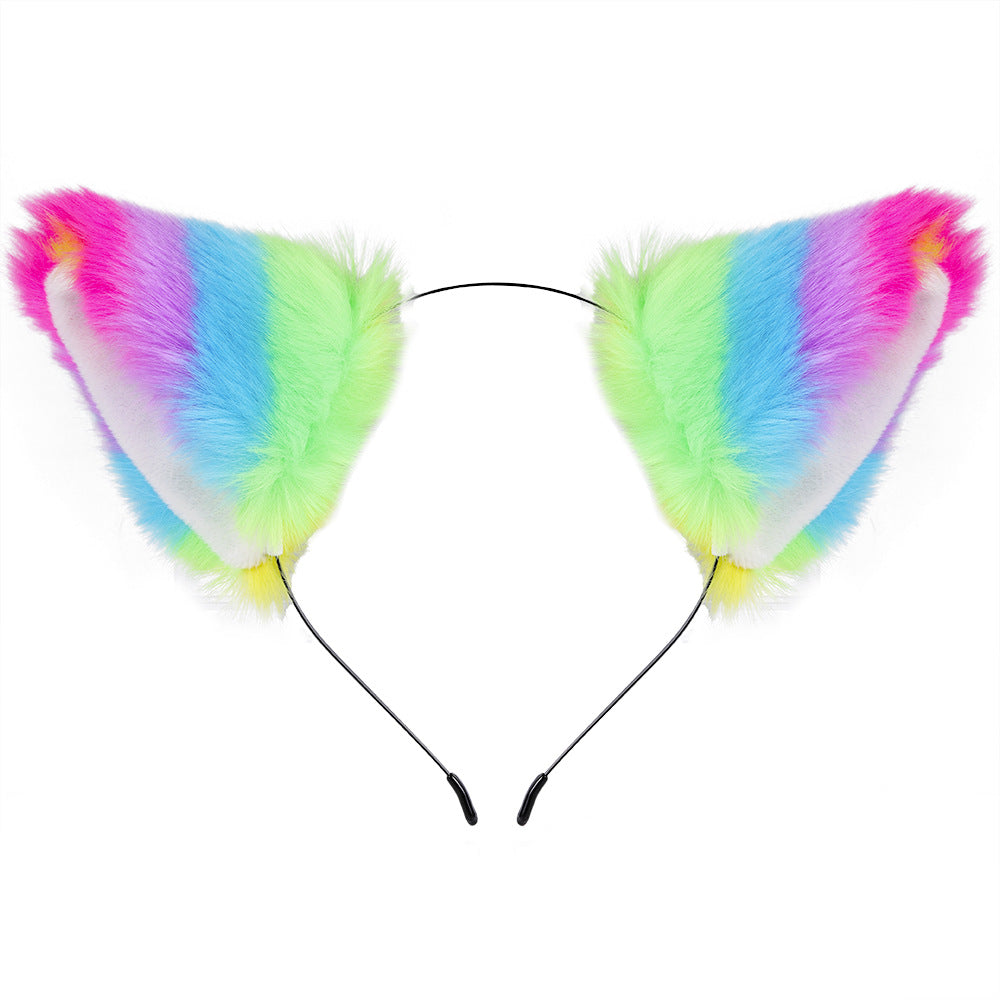 Amazon cross-border cat ear bell headband Cos cat girl hair accessories Christmas Halloween headdress accessories