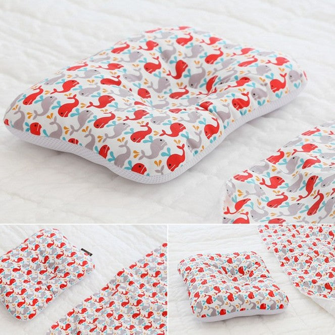 Cross-border supply baby pillow anti-bias headrest 0-1 years old maternal and child products baby shaping pillow A03 shaping 3D pillow