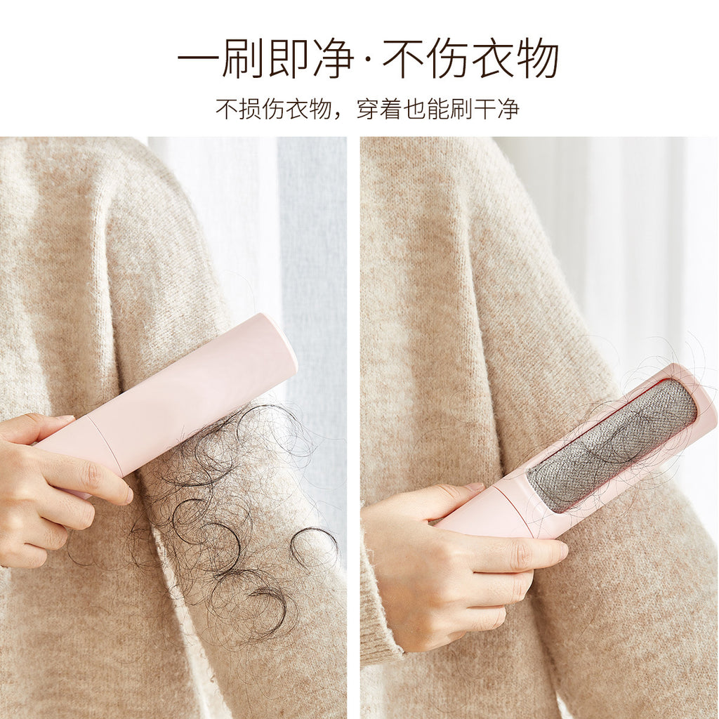 Rotary cylinder sticker roller electrostatic brush hair removal artifact pet hair removal brush clothes sticky brush hair remover